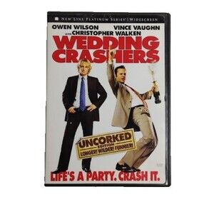 Wedding Crashers Uncorked DVD Movie 2026 Comedy NR Owen Wilson